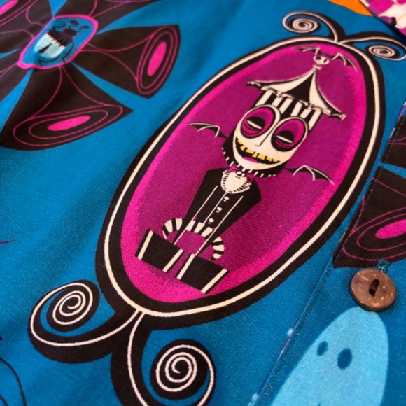 Rare McBiff Beetlejuice Inspired Tiki Men’s Aloha Shirt Size XL - Picture 4 of 6